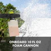 Restored Sun Joe SPX3160 | 1600 PSI Max Electric Pressure Washer | 1.45 GPM | 11-Amp Motor | Ultra Portable | Foam Cannon Included (Refurbished)