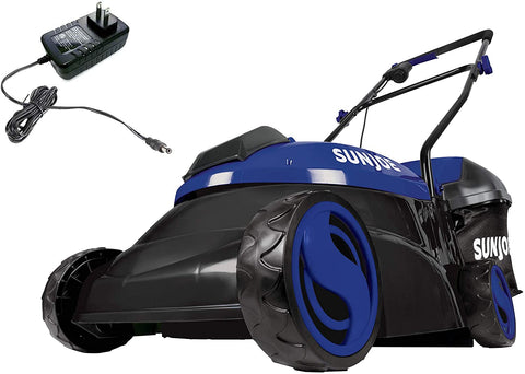Restored Sun Joe MJ401C-XR Cordless Lawn Mower | 14 inch | 28V | 5 Ah | Brushless Motor (Refurbished)