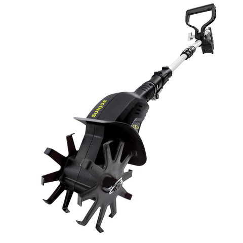 Restored Sun Joe 24V-TLR-CT | 24-Volt IONMAX Cordless Garden Tiller + Cultivator | Tool Only (Refurbished)