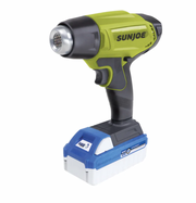 Restored Sun Joe 24V-HG100 | 24-Volt* IONMAX Cordless Heat Gun Kit | W/ 4.0-Ah Battery + Charger | 1020 °F | 5 Second Ramp | Accessories for Crafts, Shrinking, Paint Stripping, DIY (Refurbished)