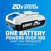 Restored HART CGH001 20-Volt 2Ah Fast Charger | 3x Faster Than Standard Chargers (Refurbished)
