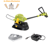 In-Store Exclusive | Sun Joe 24V-SB10-LTE 24-Volt IONMAX 10-in. Cordless SharperBlade Stringless Lawn Trimmer, Kit (w/2.0-Ah Battery + Quick Charger) (Open Box)