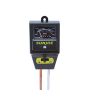 Restored Sun Joe 3-In-1 Soil Meter with Moisture, PH and Light Meter for Indoor/Outdoor Gardens (Refurbished)