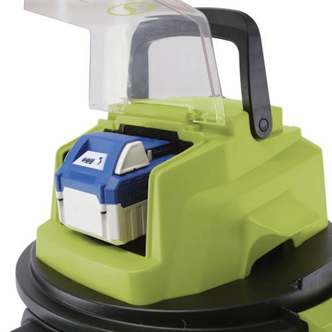 Restored Sun Joe 24V-WDV6000 | 24-Volt* IONMAX Cordless Portable Stainless Steel Wet/Dry Vacuum Kit | 5.3 Gal | W/ 4.0-Ah Battery + Charger (Refurbished)
