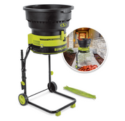 Sun Joe SDJ617E | Bladeless Electric Leaf Mulcher + Shredder | 15 Amp | 8,000 RPM | Mulches Up to 55 Gallons of Leaves Per Minute | Black (Refurbished) | In Store Exclusive