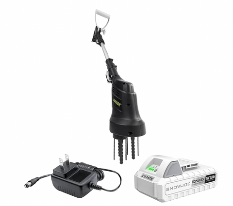 Restored Sun Joe 24V 24V-CTLR-LTE | 2-in-1 Hand Held & Long Handle Tiller Cultivator (Refurbished)