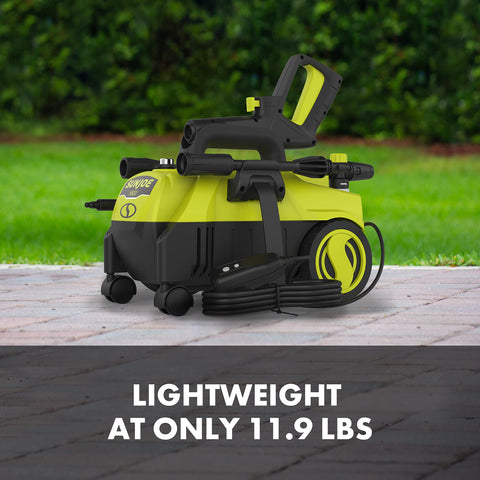 Restored Sun Joe SPX3160 | 1600 PSI Max Electric Pressure Washer | 1.45 GPM | 11-Amp Motor | Ultra Portable | Foam Cannon Included (Refurbished)