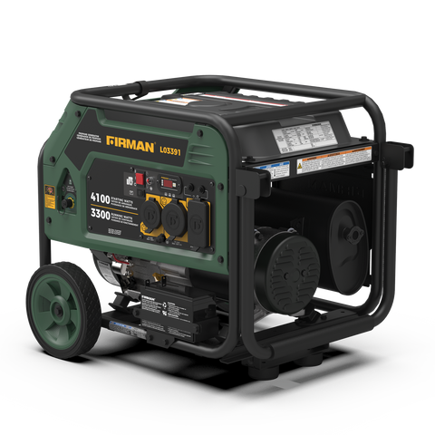 Restored Firman L03391 4100 Watt LPG Propane Portable Generator | Electric Start | 208 cc Engine (Refurbished)