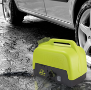 Restored Sun Joe WA24C-LTE | 24-Volt* | IONMAX Cordless Go-Anywhere Portable Sink/Shower Spray Washer Kit | 5 Gal | 116 PSI Max* | 1.5 GPM Max* | W/ 2.0Ah Battery + Charger (Refurbished)