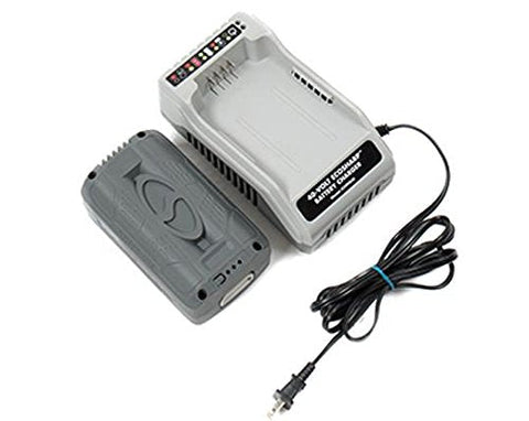 Restored Snow Joe + Sun Joe iCHRG40 | EcoSharp Lithium-Ion Battery Charger | 40 Volt | Gray | CERTIFIED AUTHENTIC (Refurbished)