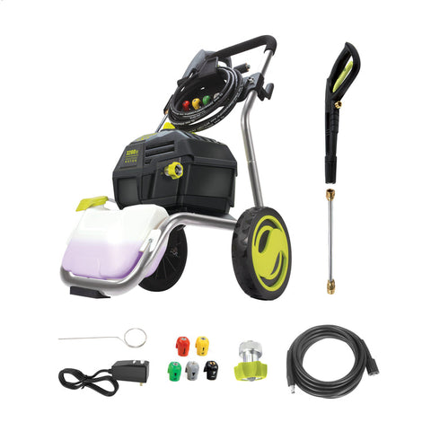 Sun Joe SPX4800 | In-Store Exclusive | 14.9-Amp Electric Pressure Washer | With 5 Quick-Connect Tips & Detergent Tank | Cleans Cars, Fences, Patios, Decks, Sidewalks & More (Refurbished)