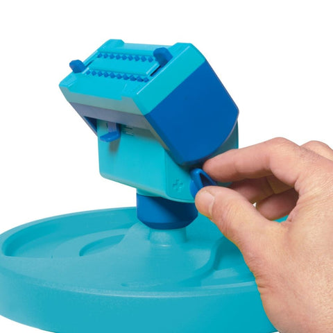 Restored Aqua Joe 20-Nozzle Max Coverage Adjustable Gear Driven Oscillating Sprinkler on Sled Base (6-Pieces Display) (Refurbished)