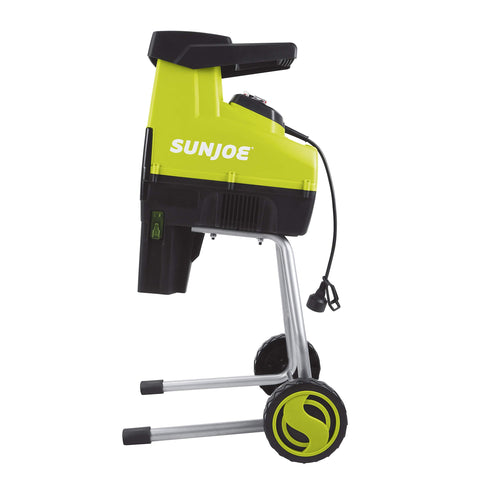 Sun Joe CJ603E 15-Amp 1.7-Inch Cutting Diameter Electric Silent Wood Chipper/Shredder, Green (Refurbished) | IN-STORE EXCLUSIVE