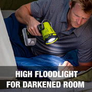 Restored Sun Joe 24V-1500FL-LTE 24V IONMAX Cordless 1500-Max Lumen LED Handheld Flashlight/Spotlight/Floodlight, w/ 2.0-Ah Battery and Charger (Refurbished)