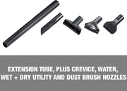 Restored Auto Joe 24V-AJVAC-P1 | 24-Volt Cordless Wet/Dry Handheld Vacuum | 5 Attachments & Carry Bag | W/ 2.0-Ah Battery + Charger (Refurbished)