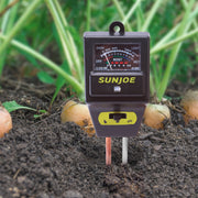Restored Sun Joe 3-In-1 Soil Meter with Moisture, PH and Light Meter for Indoor/Outdoor Gardens (Refurbished)