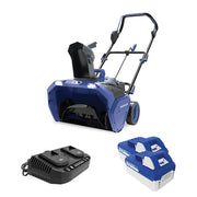 Restored Snow Joe 24V-X2-20SB | 48-Volt iON+ Cordless Snow Blower Kit | 20-Inch | W/ 2 x 4.0-Ah Batteries and Charger (Refurbished)