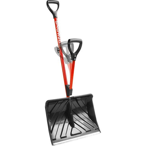 Restored Snow Joe Shovelution SJ-SHLV01 | 18-in Strain-Reducing Snow Shovel | W/ Spring Assisted Handle (Refurbished)