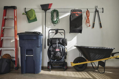 Restored Troy-Bilt TB220B XP SpaceSavr | 21 in Self-Propelled Lawn Mower | Minimizes Storage Space | 150cc Briggs & Stratton Engine (Refurbished)