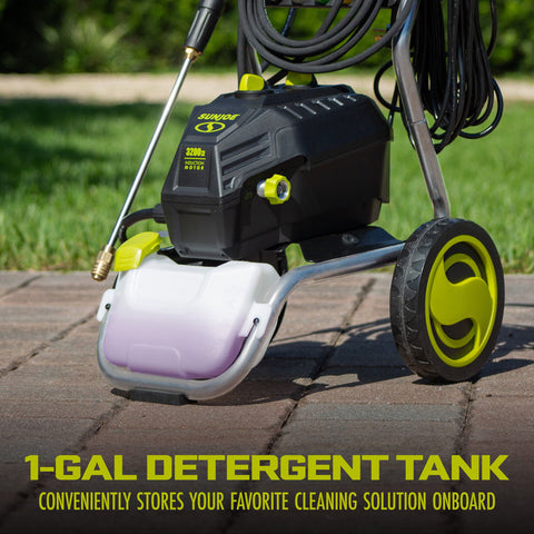 Sun Joe SPX4800 | In-Store Exclusive | 14.9-Amp Electric Pressure Washer | With 5 Quick-Connect Tips & Detergent Tank | Cleans Cars, Fences, Patios, Decks, Sidewalks & More (Refurbished)