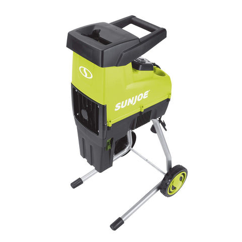 Sun Joe CJ603E 15-Amp 1.7-Inch Cutting Diameter Electric Silent Wood Chipper/Shredder, Green (Refurbished) | IN-STORE EXCLUSIVE