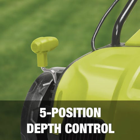 Restored Sun Joe AJ798E-RM Electric Lawn Dethatcher | 13 inch | 12 Amp | AirBoost Technology (Refurbished)