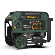 Restored Firman L03391 4100 Watt LPG Propane Portable Generator | Electric Start | 208 cc Engine (Refurbished)