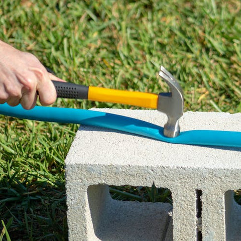 Restored Aqua Joe AJPGH50-DWS 5/8 in 50 Ft. Hybrid Polymer Flex Kink Free Hose (Refurbished)