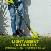 Restored Sun Joe TJW24C | 24-Volt Cordless Telescoping Weeder/Cultivator Kit | W/ 2.0-Ah Battery + Charger (Refurbished)