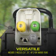 Sun Joe SPX3000-QW1 Electric Pressure Washer | 14.9-Amp | 2200 Rated PSI | 1.1 Rated GPM | Rugged Wheels (Refurbished) | In Store Exclusive