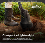 Restored Sun Joe 24V 24V-CTLR-LTE | 2-in-1 Hand Held & Long Handle Tiller Cultivator (Refurbished)