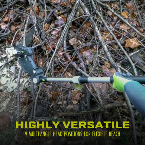 Restored Sun Joe 24V-HCSWP-6-LTE | In-Store Exclusive | 24-Volt* IONMAX Cordless Telescoping Pole Pruning Saw Kit | 4000 RPM | W/ 2.0-Ah Battery + Charger (Refurbished)