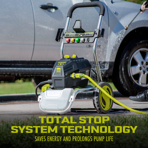 Sun Joe SPX4800 | In-Store Exclusive | 14.9-Amp Electric Pressure Washer | With 5 Quick-Connect Tips & Detergent Tank | Cleans Cars, Fences, Patios, Decks, Sidewalks & More (Refurbished)