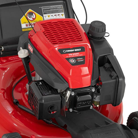 Restored Troy-Bilt TB200C Self-Propelled Lawn Mower | 21in | 163cc Engine | 6-Position Height Adjustment (Refurbished)