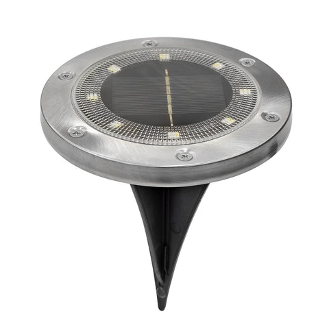 Restored Bliss Outdoors BSL-320 Solar Powered LED Pathway Lights w/Remote, 8-Pack, 2 Light Modes, Rechargeable Battery, Waterproof IP65 (Refurbished)