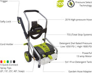 Open Box Sun Joe SPX4004-MAX Electric Pressure Washer | Included Extension Wand | 2300 PSI Max | 1.6 GPM Max (Open Box)