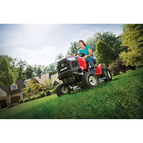 Troy-Bilt Pony 42 Riding Lawn Mower | 547cc Troy-Bilt Engine | 42" Side-Discharge | 7-Speed Shift On The Go Transmission