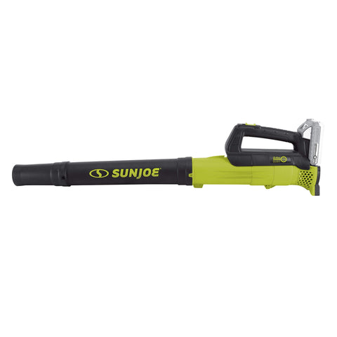 Sun Joe 24V-TB-LTE | 24-Volt iON Cordless Compact Turbine Jet Blower Kit | With 2.0-Ah Battery + Quick Charger (Remanufactured) | In-Store Exclusive