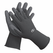 Restored Sun Joe GGNP-S3-BLK Reusable Nitrile-Palm Gloves | Tactile | Washable | One Size Fits Most | Set of 3 (Black) (Refurbished)