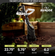 Restored Sun Joe 24V 24V-CTLR-LTE | 2-in-1 Hand Held & Long Handle Tiller Cultivator (Refurbished)