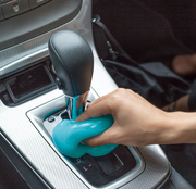 Restored Car Cleaning Gel | Automotive Dust Car Crevice Cleaner | Slime Auto Air Vent and Interior Detail Removal | Car Putty and Keyboard Cleaner (2-Pack, Unscented) (Refurbished)