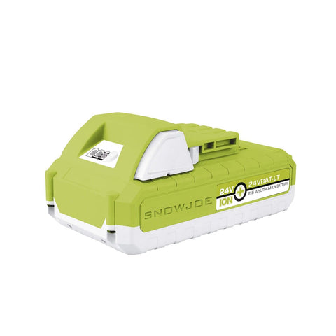 Restored Snow Joe IONMAX System Compatible 24VBAT-LT EcoSharp Pro Lithium-Ionmax Battery, 24 Volt, 2.5-Ah (Refurbished)