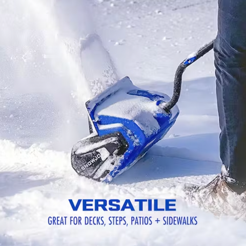 Restored Snow Joe 24V-SS13-TV1 Bundle | 13" Cordless Snow Shovel | 4-Ah Battery | Quick Charger | Cover + Ice Dozer Included (Refurbished)