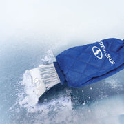 Snow Joe SJEG02M | Polar Fleece Lined Mitt With Built-In Ice Scraper | Waterproof | Heavy-Duty Ice Scraper