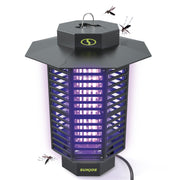 Restored Sun Joe SJ-BZ18W | 18-Watt UV Indoor/Outdoor Bug Zapper | 1600 sq ft Coverage | Whisper Quiet Operation | For Mosquitos, Flies, Gnats, Moths, and More (Refurbished)