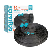 Restored Aqua Joe AJFJH50 Ultra Flexible Kink Free Fiberjacket Garden Hose | 50-Foot (Refurbished)