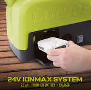 Sun Joe WA24C-LTE | 24-Volt* | IONMAX Cordless Go-Anywhere Portable Sink/Shower Spray Washer Kit | 5 Gal | 116 PSI Max* | 1.5 GPM Max* | W/ 2.0Ah Battery + Charger (Refurbished) | In-Store Exclusive