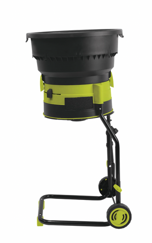 Sun Joe SDJ617E | Bladeless Electric Leaf Mulcher + Shredder | 15 Amp | 8,000 RPM | Mulches Up to 55 Gallons of Leaves Per Minute | Black (Refurbished) | In Store Exclusive