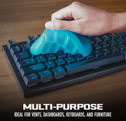 Restored Car Cleaning Gel | Automotive Dust Car Crevice Cleaner | Slime Auto Air Vent and Interior Detail Removal | Car Putty and Keyboard Cleaner (2-Pack, Unscented) (Refurbished)