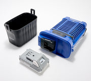 Restored Sun Joe Portable 24V Battery Operated Bug Zapper | Blue (Refurbished)